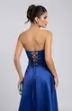 VESTIDO LONGO ZIBELINE TOMARA QUE CAIA TRANÇADO COSTAS