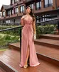 VESTIDO LONGO MALHA ALCINHA COM BRILHO