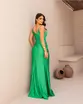 VESTIDO LONGO MALHA ALCINHA COM BRILHO