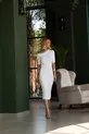 VESTIDO CANELADO OMBRO A OMBRO