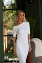 VESTIDO CANELADO OMBRO A OMBRO