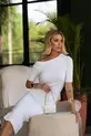 VESTIDO CANELADO OMBRO A OMBRO