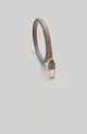 CINTO FINO DE COURO FIVELA OVAL