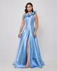 VESTIDO LONGO ZIBELINE UM OMBRÓ SÓ FLOR