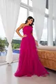 VESTIDO TULE UM OMBRO SÓ CAMADAS