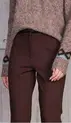CALÇA MONTARIA RETA BOLSOS FACA