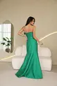 VESTIDO LONGO ZIBELINE TOMARA QUE CAIA C/ CINTO E FENDA