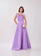 VESTIDO LONGO ZIBELINE TOMARA QUE CAIA ASSIMETRICO
