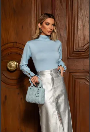 BLUSA CACHARREL 3 BOTÕES