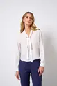 BLUSA AMARRAÇÃO NO DECOTE E MANGA