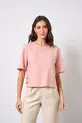 BLUSA COM MANGA CURTA EM CAMBRAIA LANAI