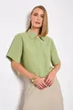 CAMISA CROPPED EM VISCOSE SENSORIALE