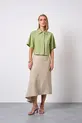 CAMISA CROPPED EM VISCOSE SENSORIALE