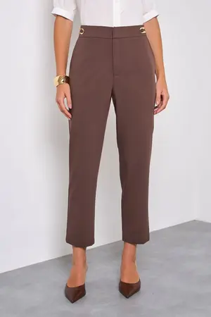 CALÇA RETA EM ALFAIATARIA BRUNELLO