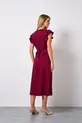 VESTIDO MIDI COM CINTO EM VISCOSE MILANO