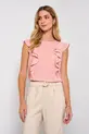 BLUSA COM BABADO EM CAMBRAIA LANAI