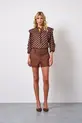 BLUSA DE MANGA LONGA EM CHIFFON DURAND