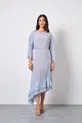 VESTIDO MIDI EM CHIFFON SILK TOUCH