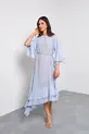 VESTIDO MIDI EM CHIFFON SILK TOUCH