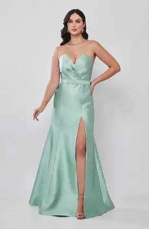 VESTIDO LONGO ZIBELINE TOMARA QUE CAIA BUSTO V DRAPEADO