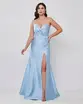 VESTIDO LONGO ZIBELINE TOMARA QUE CAIA BUSTO V DRAPEADO