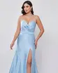 VESTIDO LONGO ZIBELINE TOMARA QUE CAIA BUSTO V DRAPEADO