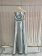 VESTIDO LONGO ZIBELINE TOMARA QUE CAIA BUSTO V DRAPEADO