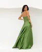 VESTIDO LONGO ZIBELINE TOMARA QUE CAIA TULE LATERAL