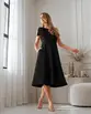 VESTIDO MIDI ZIBELINE UM OMBRO SÓ LAÇO NO OMBRO