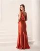 VESTIDO LONGO MALHA ALÇA GROSSA DECOTE NAS COSTAS