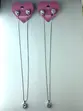 CONJUNTO COLAR E BRINCO CORAÇÃO