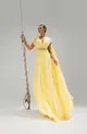 VESTIDO LONGO CHIFFON APLICAÇÃO STRASS