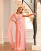 VESTIDO LONGO CHIFFON APLICAÇÃO STRASS
