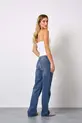 CALÇA JEANS RETA CINTURA MEDIA