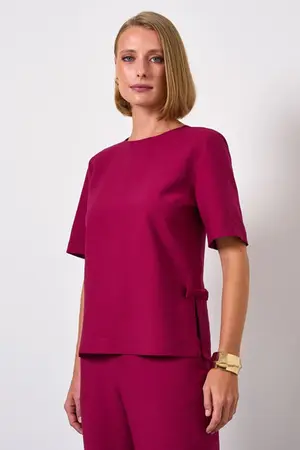 BLUSA DECOTE CARECA VISCOSE SENSORIALE