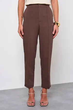 CALÇA CROPPED RETA EM ALFAIATARIA BRUNELLO