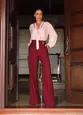 CALÇA PANTALONA EM CREPE ZURIQUE