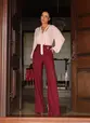 CALÇA PANTALONA EM CREPE ZURIQUE