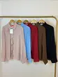 CAMISA COM BABADO EM CREPE MUSSELINE