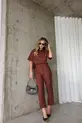 CONJUNTO BLUSA E CALÇA DE CINTURA ALTA EM VISCOSE SENSORIALE