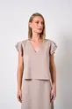 CONJUNTO BLUSA COM SAIA MIDI EM VISCOSE MILANO