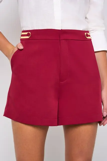 SHORTS COM BOLSO EM ALFAIATARIA BRUNELLO