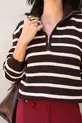 SUETER LISTRADO EM TRICOT