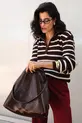 SUETER LISTRADO EM TRICOT