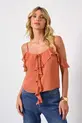 BLUSA EM CHIFFON SILK TOUCH