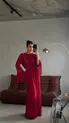 CONJUNTO BLUSA COM BABADO E SAIA EM CHIFFON SILK TOUCH