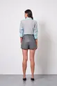 SHORTS SAIA EM COURO ECOLOGICO