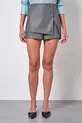 SHORTS SAIA EM COURO ECOLOGICO