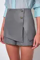 SHORTS SAIA EM COURO ECOLOGICO