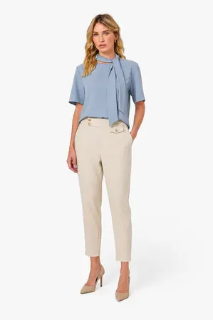 BLUSA COM AMARRACAO EM CREPE VERSALHES